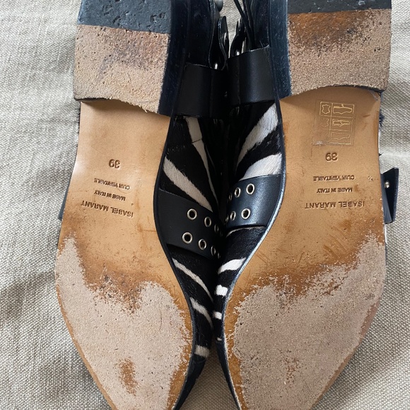 Isabel Marant. Rolling Zebra print pony hair boots. US 8 - Picture 5 of 5
